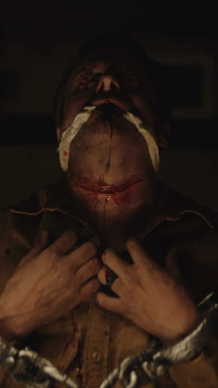 Blood gag and trauma practical effects example